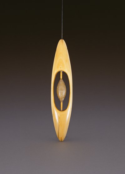 Netsuke, das eine Weberschiffchen darstellt, ca. 1860 von Ozaki Kokusai